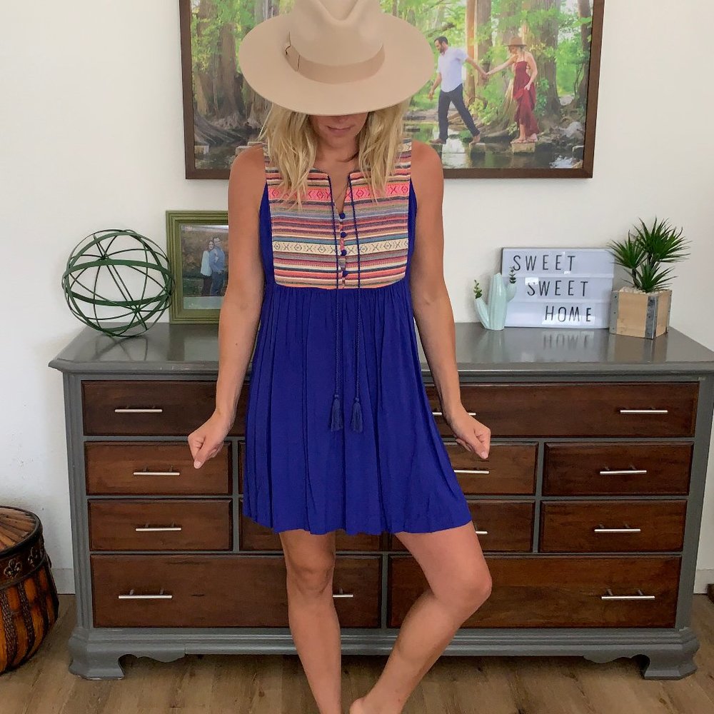 Umgee Embroidered Dress